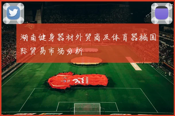 湖南健身器材外贸商及体育器械国际贸易市场分析